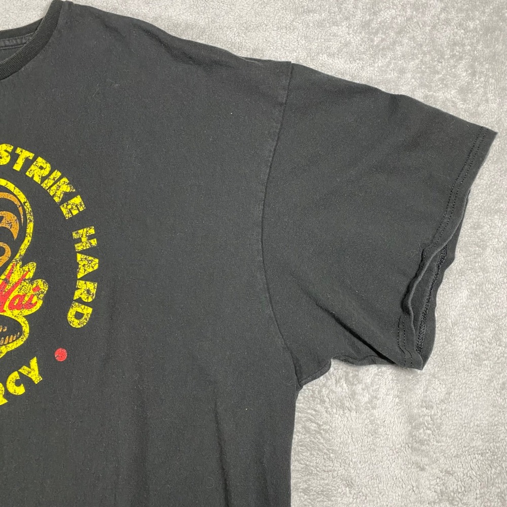 Cobra Kai Graphic T-Shirt Mens 3X Black Excellent Strike First‎ Strike Hard Tee - Picture 9 of 12